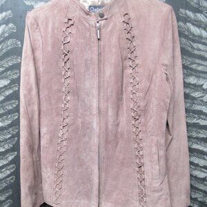 Chadwick's of Boston Boho Leather Zip up Jacket